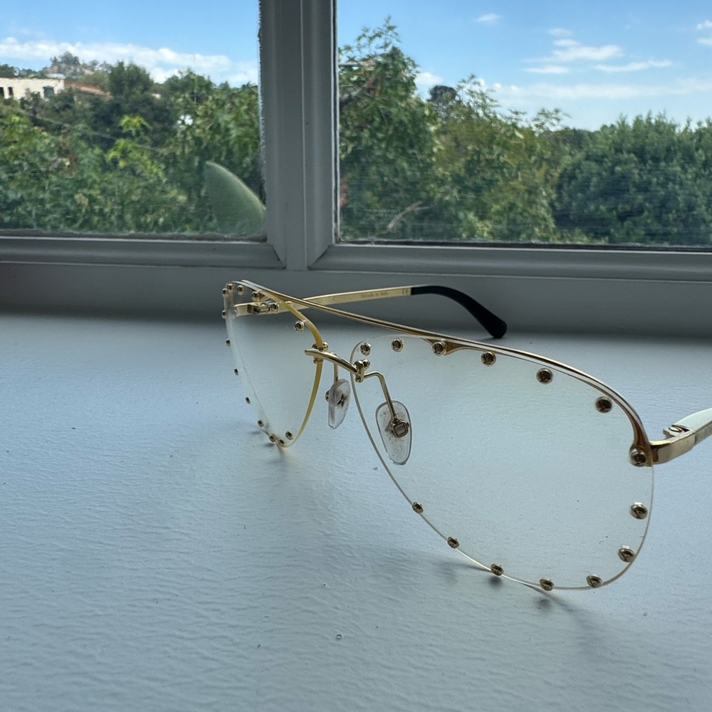 Louis Vuitton Gold and Black Party Sunglasses - Picture 9 of 9